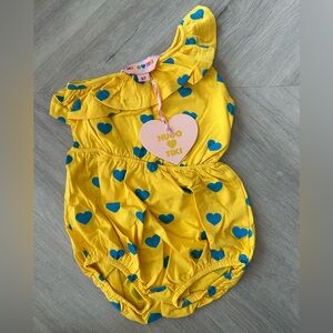 6T NEW Hugo Loves Tiki Heart Romper